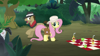 Fluttershy sees henchponies run away S9E21