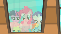 Pinkie, thinks it's a circus act.