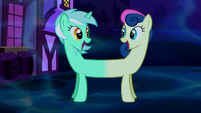 Merged Lyra and Sweetie Drops happy S5E13