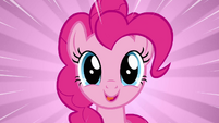 A Pinkie smile in a prefect background.