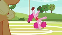 Pinkie bucks a ball with upside-down kick S6E18.png (776 KB)
