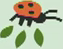 Ladybug and three leaves (when disguised as Crackle Cosette in S8E13)