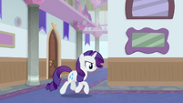 Rarity trotting through the hallway BGES3