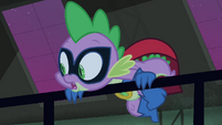 Spike sees the Power Ponies trapped S4E06