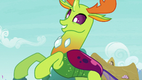 Thorax rears up on his hind hooves S7E15