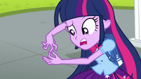 Twilight examining her fingers EG