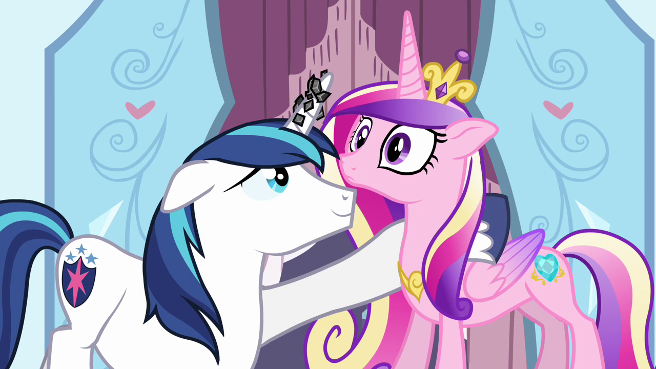 Cadence and shining armor top