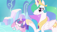 Celestia --than that of a newborn unicorn!-- S6E1