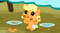 Filly Applejack wants more apple fritters S3E8