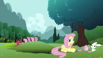 Fluttershy weak smile S3E3