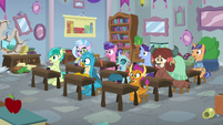 Friendship students gasping in shock S8E21