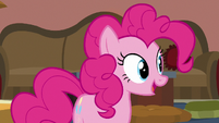 Pinkie Pie "we're still staying the night" S7E18