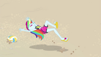 Rainbow Dash misses the volleyball EGFF