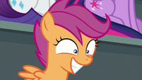 Scootaloo grinning with great excitement S8E20