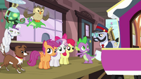 Spike "is three ponies enough?" S03E11