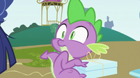 Spike's reaction is pretty much how the fans reacted to Twilight's craziness.