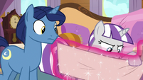 Twilight Velvet looking at the cruise schedule S7E22