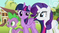 Twilight and Rarity still very confused S6E10