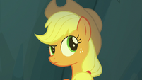 Applejack listening for sounds S7E16