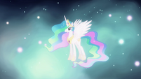 Celestia appears to congratulate Twilight S03E13