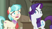 Coco Pommel about to sneeze again S6E9