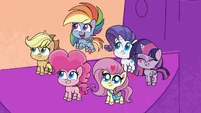Mane Six cheering for Discord PLS1E10b.png (789 KB)