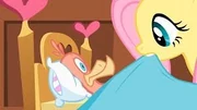 La pobre Fluttershy creyendo la broma de Philomena