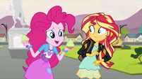 Pinkie Pie asking about a cake monster EG3
