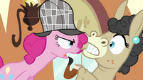 Pinkie Pie looking at Mulia S2E24