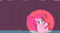 Pinkie Pie showing off a smile.