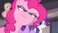 Pinkie Pie is not amused.