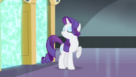 "Hmph!" Yeah, why would anypony think that Rarity of all ponies would cheat?!