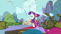 Rarity's entrance is a fine example of Pomp & Circumstance.