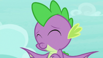 Spike nodding at Twilight S8E11