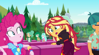 Sunset Shimmer "that line's moving fast" EGSBP