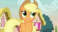 Applejack unsure about the contest at first S7E9