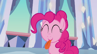 Pinkie Pie sticking tongue out S03E12