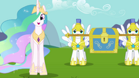 Princess Celestia "I have them right here" S03E10