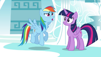 Rainbow "But how in Equestria did that happen?" S4E21