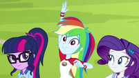 Rainbow Dash calls out --archery!-- EG4