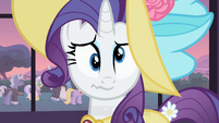 Rarity cross-eyed S02E09