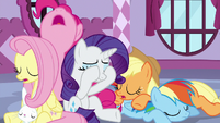 Rarity rubbing her eyes S9E7