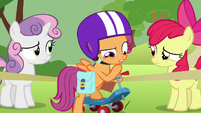 Scootaloo considering her friends' ideas S7E7