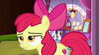 Apple Bloom walks; scene transitions S8E12