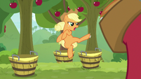 Applejack bucks three trees in one jump S9E10