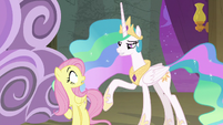 Celestia appoints Fluttershy as lead actress S8E7