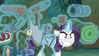 Fake Rarity crazily hoarding camping supplies S8E13