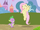 Happy Fluttershy hovers near Spike S01E01.png