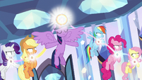Mane Six channeling the Elements S9E1