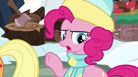 Pinkie Pie questioning the concept MLPBGE